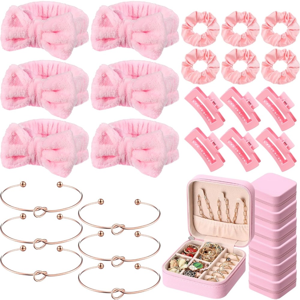 W Spa & Wellness - 2-12 Sets Pink Fabric Spa Bridesmaid