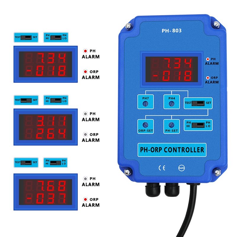 Digital 2&1 PH ORP Monitor Red - W Spa & Wellness ulasan dan harga
