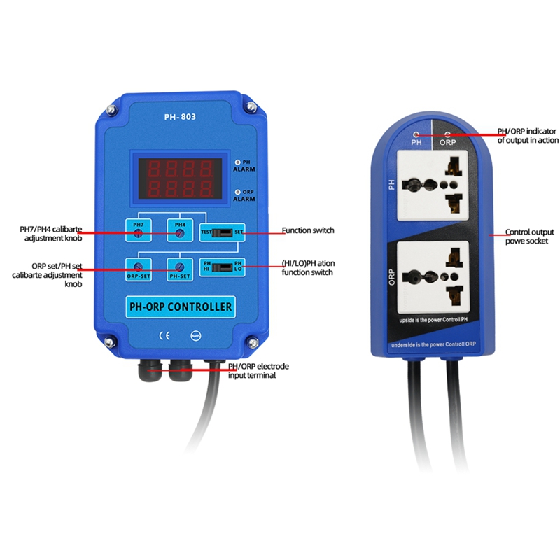 Digital 2&1 PH ORP Monitor Red - W Spa & Wellness ulasan dan harga